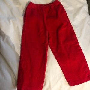 Flap Happy Red Boys Corduroy Pants-Size 3